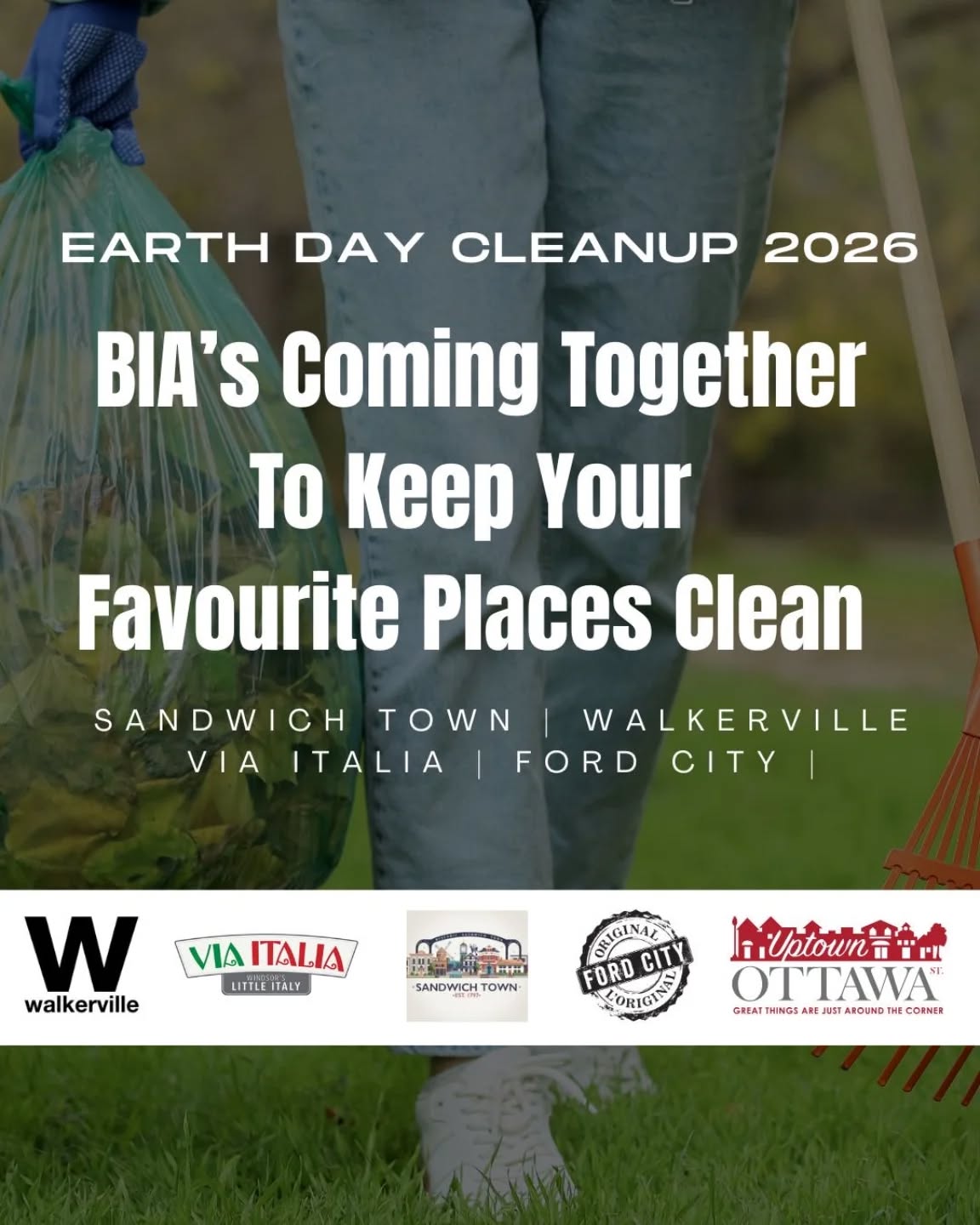 This Earth Day, BIAs across the city are joining forces to give our neighbourhoods a little extra care. Together, we're helping keep the places you love to shop, dine, and explore clean for everyone who calls our city home, and everyone who visits. Small actions, big community impact. 

#EarthDay2026 #ViaItaliaWindsor #WindsorOntario #JoiningForces